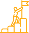 Search Engine Optimization icon-man and flag