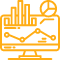 Search Engine Optimization icon-diagram on the screen