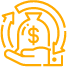 Search Engine Optimization icon-hand and bag