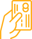 Pay Per Click Advertising icon-hand and card