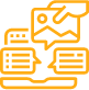 Search Engine Optimization icon-texts and media