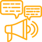 Pay Per Click Advertising icon-megaphone and text